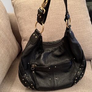 Stone Mountain leather Hobo bag